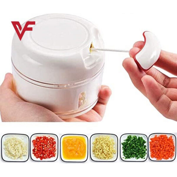 Mini Garlic Slicer Household Mincing Machine Minced Hand Pull Grinder Grill Vegetable Meat Kitchen Multi Chopper Shredder Gadget