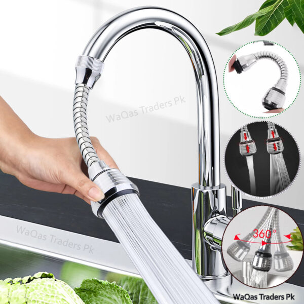 Universal Turbo Flex splash 360 degree swivel tap water filter nozzle bathroom faucet Shower filter head water saving - Image 6