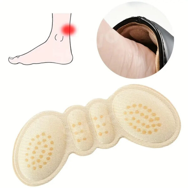 1 Pair High Heel Insole Shoes pad for Women Adjust Size Adhesive Heels Pads Liner Grips Protector Sticker Pain Relief Foot Care Insert - Image 3