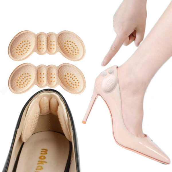 1 Pair High Heel Insole Shoes pad for Women Adjust Size Adhesive Heels Pads Liner Grips Protector Sticker Pain Relief Foot Care Insert