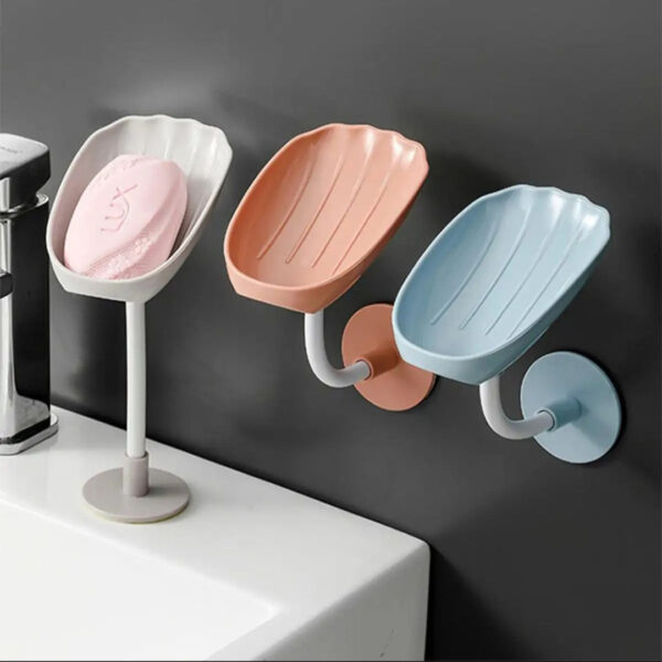 Soap Holder Premium Quality - Soap Dish - Soap Box - Bathroom Accessories Sets Washroom Friendly Products Bathroom Products Non-perforated Shell Shape Soap Holder