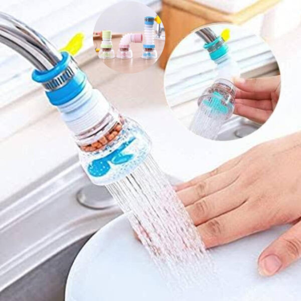 Kitchen organizer accessories Fan faucet tap shower Tap extender 360 rotatable adjustable water filter kitchen tools water saving bathroom shower tap cover kitchen organizer - Image 7