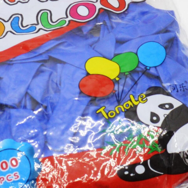 Panda Party Blue Balloon Pack of 100
