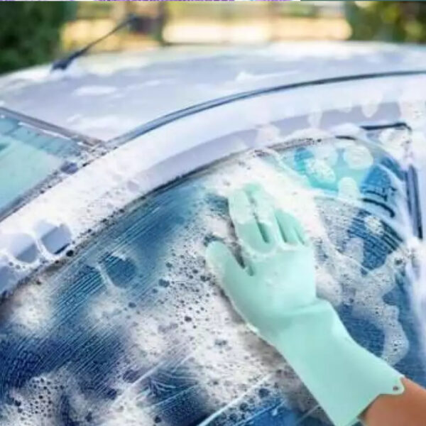 Magic Washing gloves with scrubber, silicon gloves, washing glove Gloves for kitchen / washing gloves for girls washing gadgets dish washing gloves dish washer scrub gloves kitchen accessories kitchen tools - Image 10