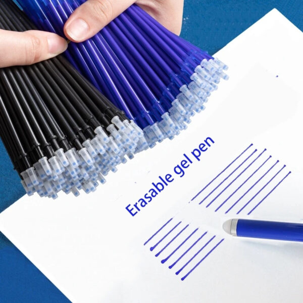Blue/Black Refill Washable Gel Pen School Office Stationery Supplies 0.5mm Magic Erasable Pen Set Student Writing Ballpoint Pen - Image 9