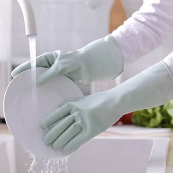 Magic Washing gloves with scrubber, silicon gloves, washing glove Gloves for kitchen / washing gloves for girls washing gadgets dish washing gloves dish washer scrub gloves kitchen accessories kitchen tools - Image 8