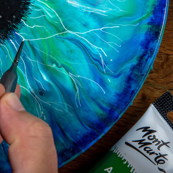 MONT MARTE ARTIST ACRYLIC TAKLON DETAILER BRUSH MCG0125 - Image 5