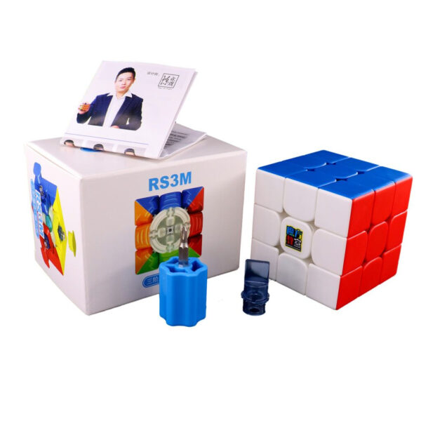 Moyu RS3M 2020 Cube 3x3 Magnetic Cube Magic Puzzles Speed Cube Magnets Cube 3*3 Sticker less Toys For Children R3SM - Image 5