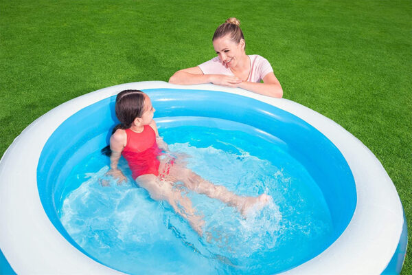BESTWAY INFLATABLE OCEAN WORLD 3 RING KIDS AND FAMILY POOL KIDS INFLATABLE BATHTUB SUMMER FUN 60 X 20 INCH - 51121 - Image 6