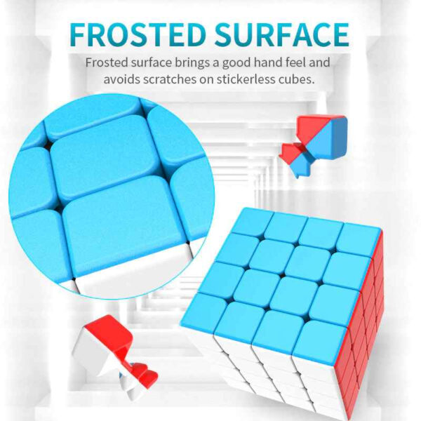MOYU 4x4 Original Rubiks Cube Stickerless and Bright - Best Quality Speed Cube - Large Magic Cube 4x4x4 - Fast Speed Puzzle Toys - Educational Toy to Improve Child's Concentration, responsiveness and Memory - Rubik's Cube - Image 6