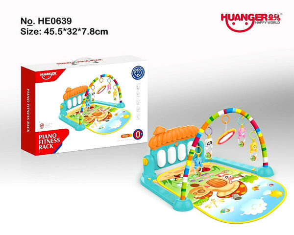 New Born Baby Activity Piano Fitness Gym Play Mat - Image 6