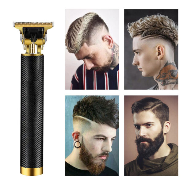 T9 Metal Body Hair Clipper & Hair Trimmer Professional - Rechargeable Beard Trimmer & Styler - T Blade Titanium 0mm Cut Cordless - Image 3