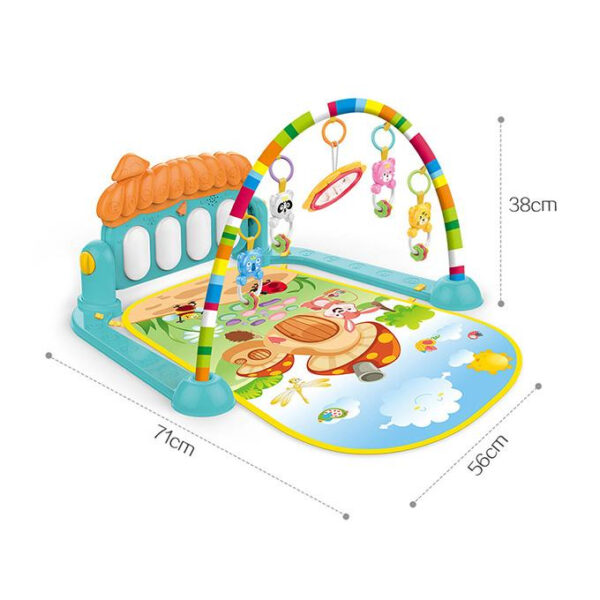 New Born Baby Activity Piano Fitness Gym Play Mat - Image 7