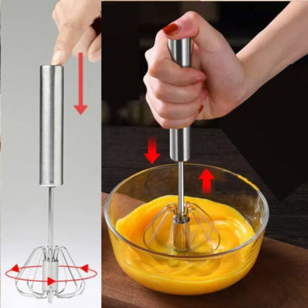 Whisker egg beater high quality sami automatic top rated product hand push Coffee mixer kitchen accessories baking dough mixer kitchen utensils best kitchen tool - Image 2