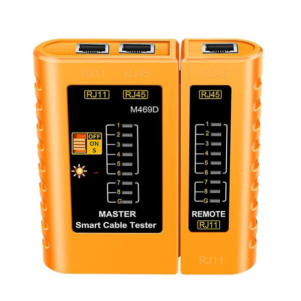 JAKEMY NETWORK PRO DEAL - CABLE CRIMP + NETWORK CABLE TESTER + RJ45 12 CONNECTORS + 9V BATTERY - Image 4