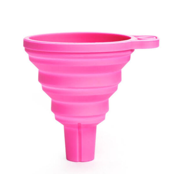 High quality mini funnel beautiful foldable oil funnel food grade silicon water funnel/ qeef kitchen accessories funnel/ peep, kitchen organizer keef, kitchen tools, kitchen gadgets, - Image 6