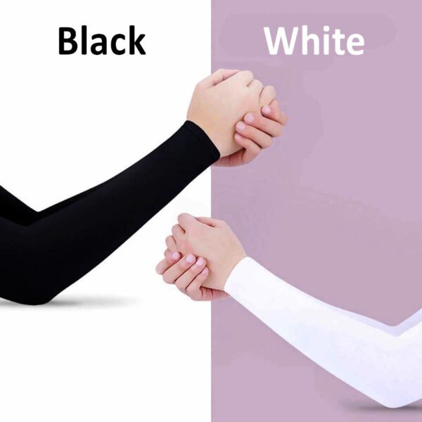 1 Pair UV Sun Protection Compression Cooling Sports Arm Sleeves Warmer Covers for Men Women, Cycling Golf Basketball Driving Fishing Running - Image 10