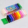 Pack of 12 foamic Play dough, Air Dry Polymer Clay for Kids and babies, Slim Slime Play Toy Clay,