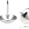 Pack of 20 19mm round head silver pins nails notice board pin chair nail wood furniture sofa designing map pins