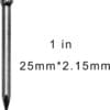 10pcs Taiwan Steel Nails 1" inches Hardened Nail