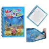 Reusable Magic Water Quick Dry Book Water Coloring Book Doodle with Magic Pen Painting