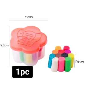 Colorful Clay Dough Mini Buckets Multicolor Modeling Clay Non Toxic Kids