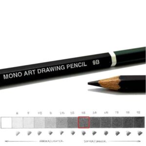 Quality Mono Art Best Drawing Pencils for Professionals and Beginners // Sketch pencils (1 Pcs)