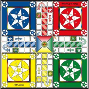 2 Sided Ludo Game with free Goti Pack-18'' x 18''