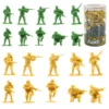 12 Pcs - Mini Army Soldier Toy Set - Military Force Action Figure Toys For Kids Boys and Girls