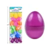 10 Pieces in Pack - 2 inches Colorful Empty Eggs Toy Party Favors