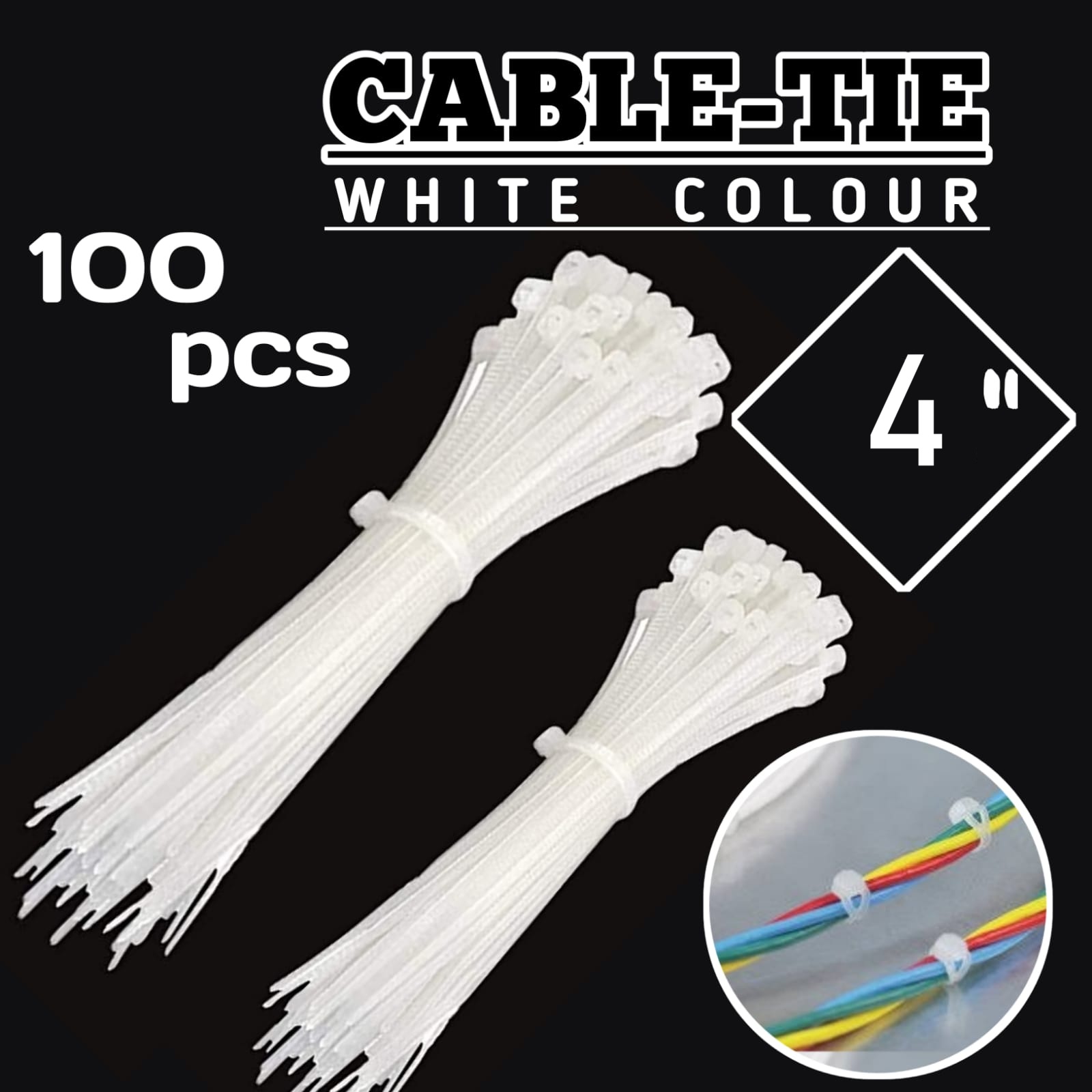 cable ties 4in white
