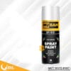 spray paint white