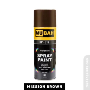 brown spray paint