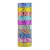 Pack Of 10 Stylish Tape Fancy - Decorative Washi Tape - Multicolor
