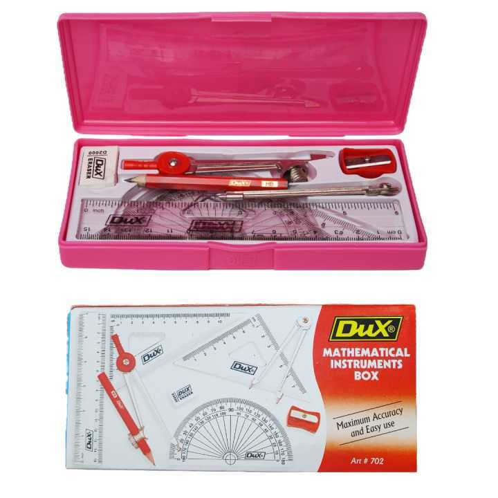 Dux Math Box Complete Geometry Set Square/Bux math Box