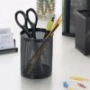 Metal Mesh Pen Holder, Desk Organizer, Pen Pencil Holder, Multifunctional Pen Holder, Office Accessories
