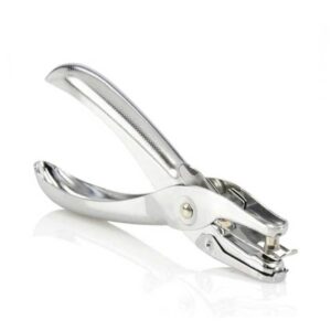 Single One Hole Punch Machine - Silver