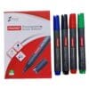 Pack of 4 Multi Permanent Marker 70 Piano Black, Blue, Red, Green,