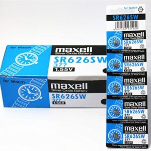 5 Pcs Button Watch Cell SR626SW 1.55v 377