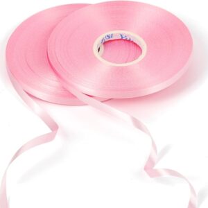 Curly Ribbon Rolls For Birthday 3 Pcs Pack , Anniversary, Baby Shower, Bridal Shower and Balloons Decoration pink color