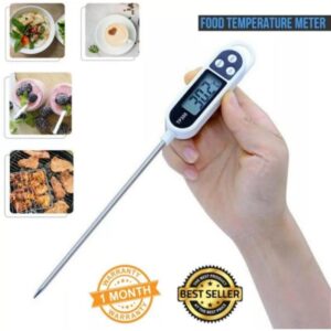 . High Stability High Accuracy Compact Design . Multi-purpose Measure the Temperature Of Milk Coffee Meat and etc. . Thermometer for your Kitchen Laboratory Factory or BBQ . Sharp and sensitive probe . Protective plastic Bar