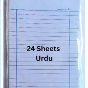 (Pack of 24) Single Line Loose Sheets Premium Quality Papers for School, College & University Paper