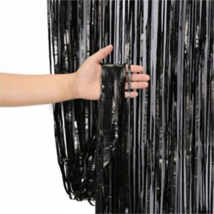Back Drop Foil Curtains Premium Quality (2 Feet Width and 4.5 Feet Height) for Birthdays