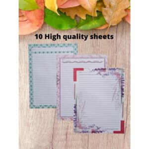 Beuatiful assignment sheets for students_ Pack of 10