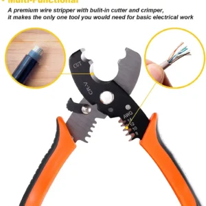 Cable Wire cutter Strippers Crimping Plier